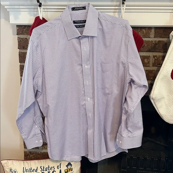 4 Mens Forsyth of Canada Non-Iron Tailored Fit Dress Shirts - Picture 3 of 17